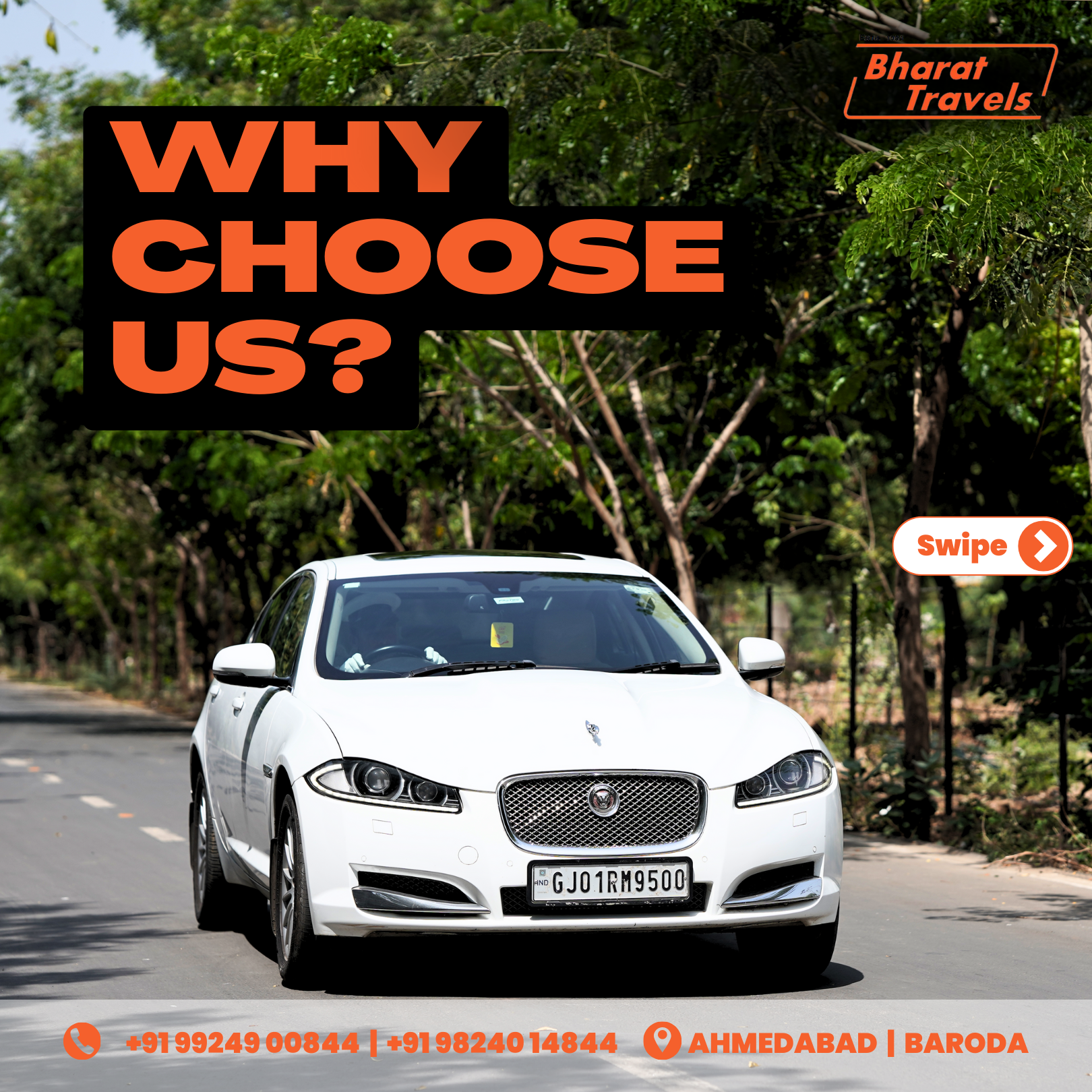 Jaguar car rental in Guajrat